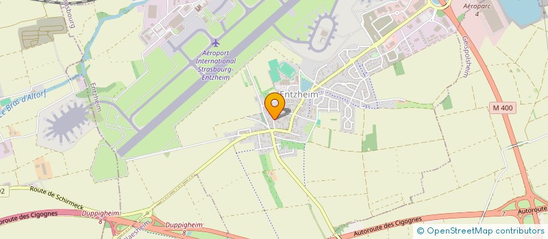 localisation de l'entreprise SCHROEDER FAUST  ENTZHEIM