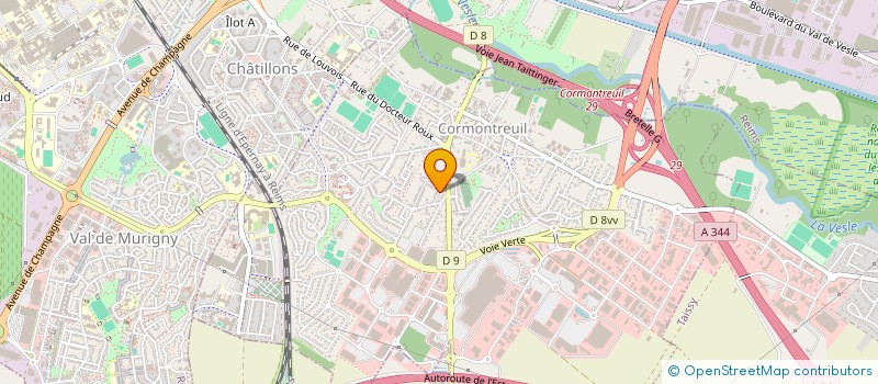 localisation de l'entreprise SCHROEDER SAS  CORMONTREUIL