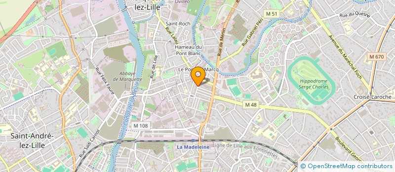 localisation de l'entreprise SCHSA à MARCQ-EN-BARŒUL