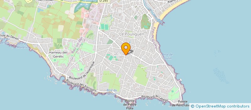 localisation de l'entreprise SCHUBERT  LE POULIGUEN