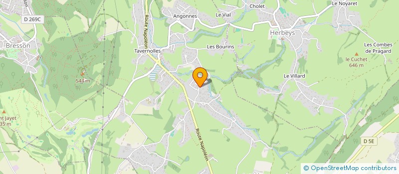 localisation de l'entreprise SCHUBERT COUVERTURE ZINGUERIE ISOLATION  BRIE-ET-ANGONNES