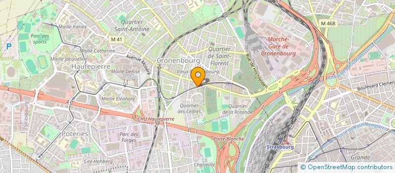 localisation de l'entreprise SCHUBKEGEL à STRASBOURG