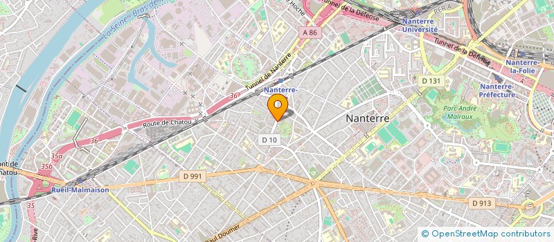 localisation de l'entreprise SCHULLER à NANTERRE