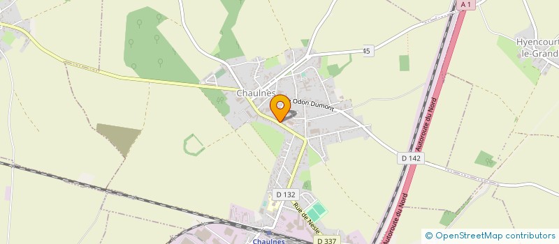 localisation de l'entreprise SCHULZ ET DELEFORTRIE  CHAULNES