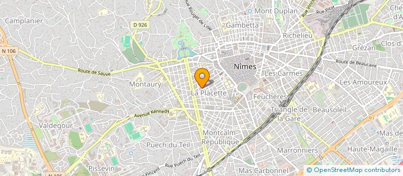 localisation de l'entreprise SCHULZ IMMO  NIMES