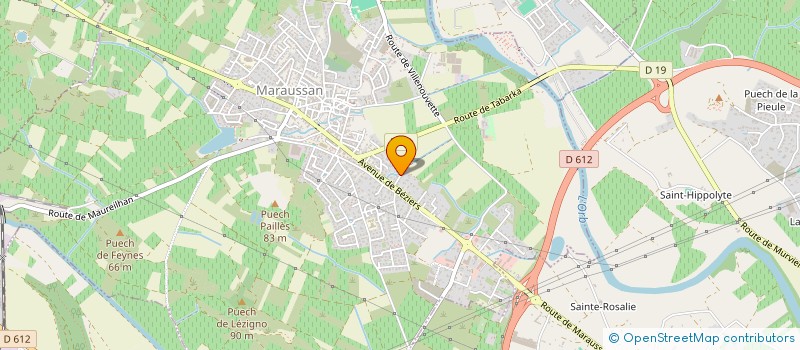 localisation de l'entreprise SCHUMACHER 34  MARAUSSAN