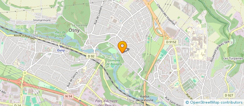 localisation de l'entreprise SCHUMALEX  OSNY