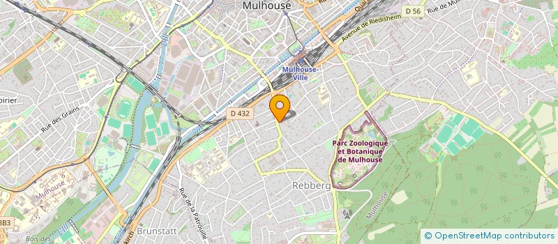 localisation de l'entreprise SCHUMAN à MULHOUSE