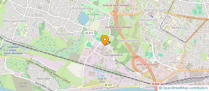 localisation de l'entreprise SCHUMAN LOIRE  SAINT-HERBLAIN