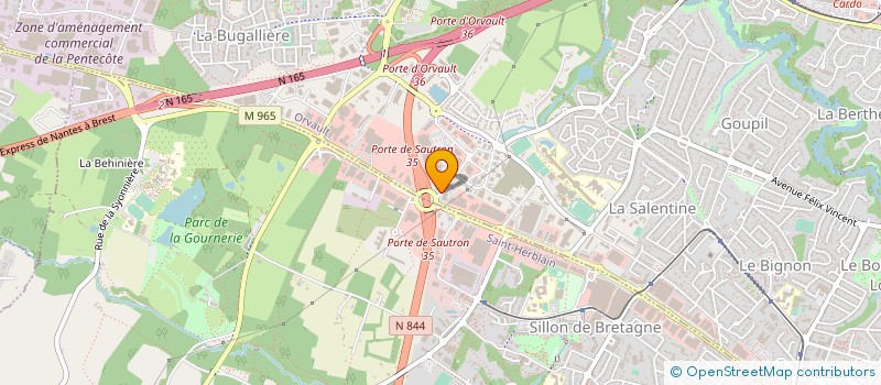 localisation de l'entreprise SCHUMAN VERDURA à ORVAULT