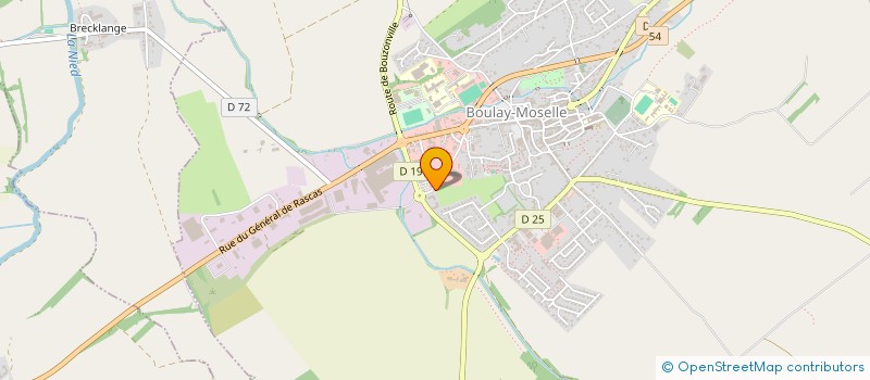 localisation de l'entreprise SCHUMANN S.N.  BOULAY-MOSELLE