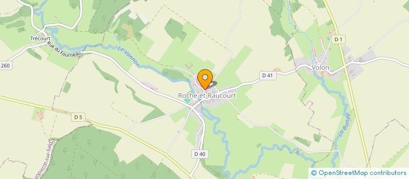 localisation de l'entreprise SCHUMIANDCIE  ROCHE-ET-RAUCOURT