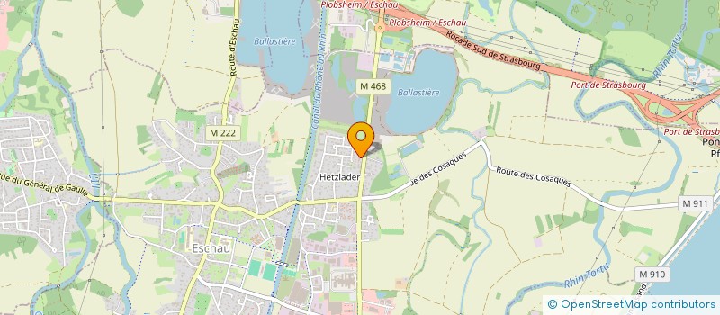 localisation de l'entreprise SCHUTT GRANDE FORGE  ESCHAU