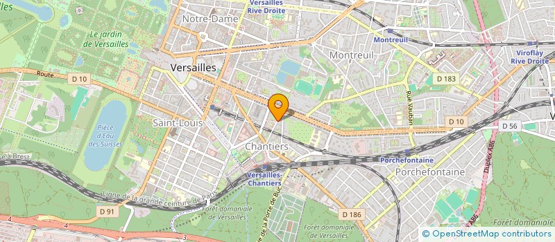 localisation de l'entreprise SCHWAB BODNAR à VERSAILLES