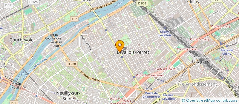 localisation de l'entreprise SCHWAB DESIGN à LEVALLOIS-PERRET
