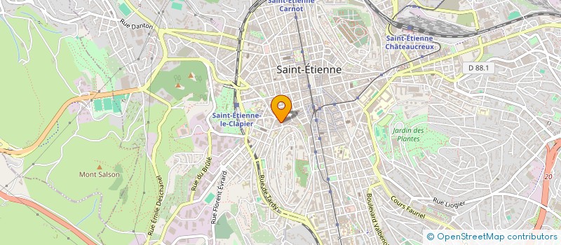 localisation de l'entreprise SCHWAB ET COGNASSE à SAINT-ETIENNE