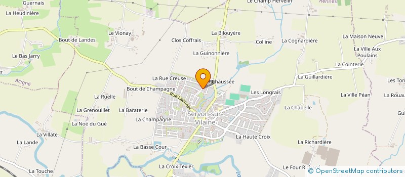 localisation de l'entreprise SCHWABIMMO  SERVON-SUR-VILAINE