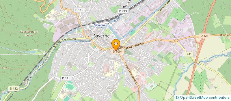 localisation de l'entreprise SCHWALLER ET ASSOCIES à SAVERNE