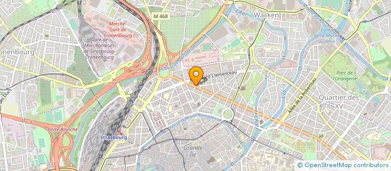 localisation de l'entreprise SCHWARTZ SARL à STRASBOURG