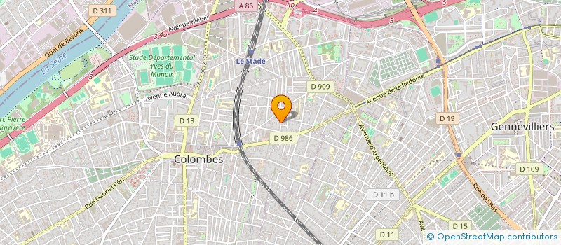 localisation de l'entreprise SCHWARTZ-SOLNAIS à COLOMBES
