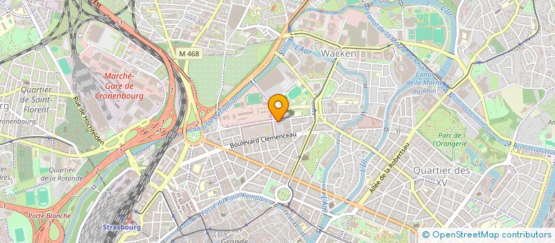 localisation de l'entreprise SCHWEBEL WALTER LMNP à STRASBOURG
