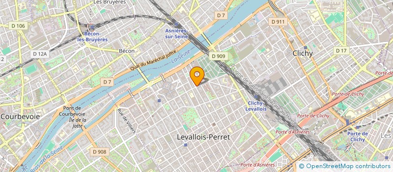localisation de l'entreprise SCHWEBIG ET ASSOCIES SYCOMORE à LEVALLOIS-PERRET