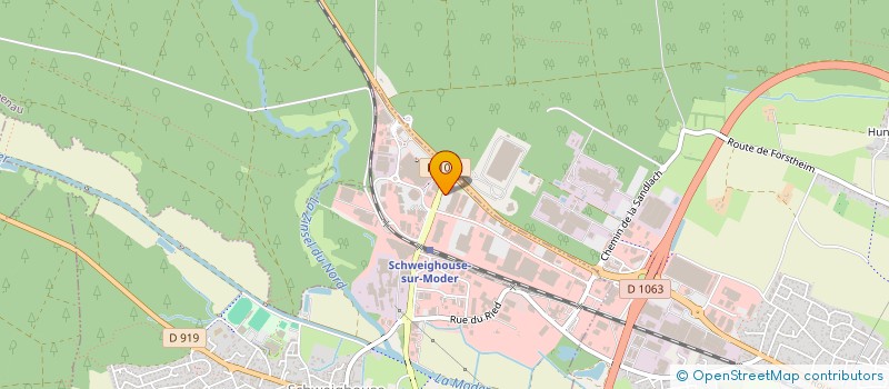 localisation de l'entreprise SCHWEIGHOUSE SPORT à SCHWEIGHOUSE-SUR-MODER