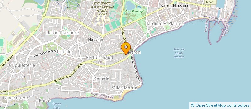 localisation de l'entreprise SCHWEITZER  SAINT-NAZAIRE