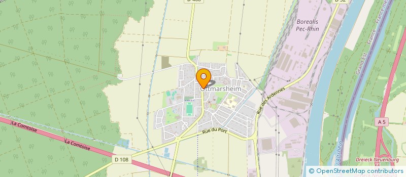 localisation de l'entreprise SCHWEITZER KETTERER  OTTMARSHEIM