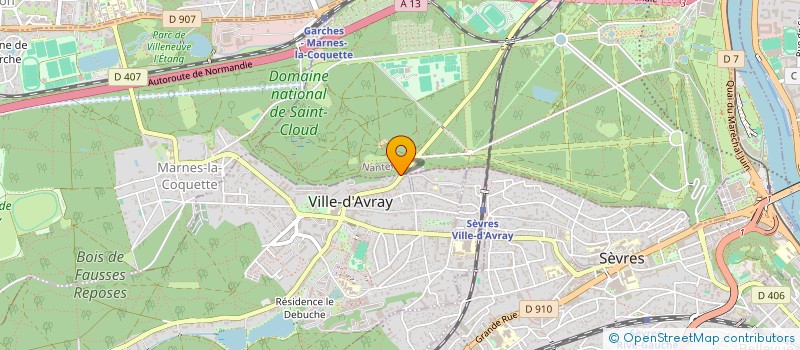 localisation de l'entreprise SCHWEITZER MATHIEU & FILS  VILLE-D'AVRAY