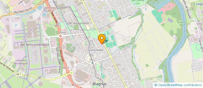 localisation de l'entreprise SCHWERDTFEGER ET D'AGOSTINO à BLAGNAC