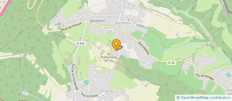 localisation de l'entreprise SCHWERTZ  SPICHEREN