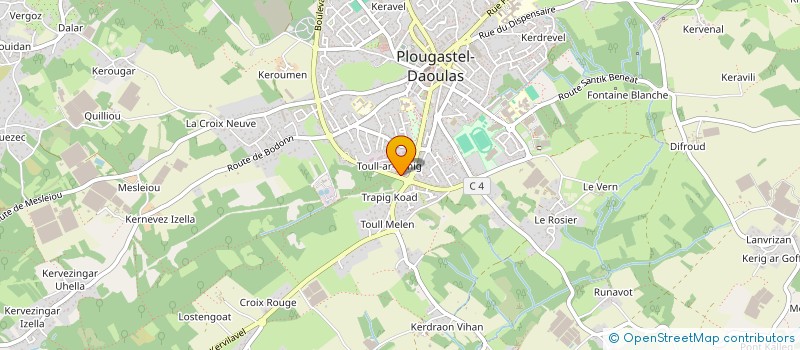 localisation de l'entreprise SCI 007  PLOUGASTEL-DAOULAS