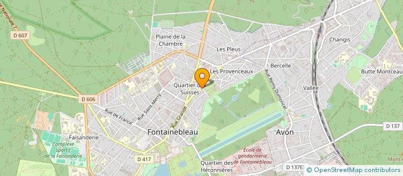 localisation de l'entreprise SCI 01  FONTAINEBLEAU