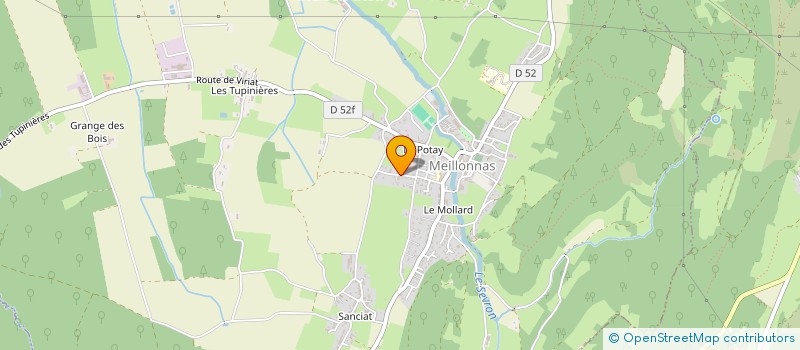 localisation de l'entreprise SCI 02 à MEILLONNAS