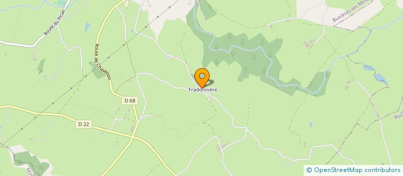 localisation de l'entreprise SCI 03 MONTBEUGNY  BUXIERES-LES-MINES