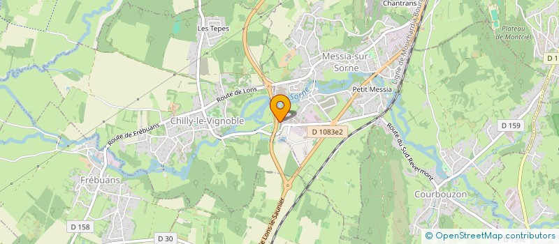 localisation de l'entreprise SCI 031618  MESSIA-SUR-SORNE