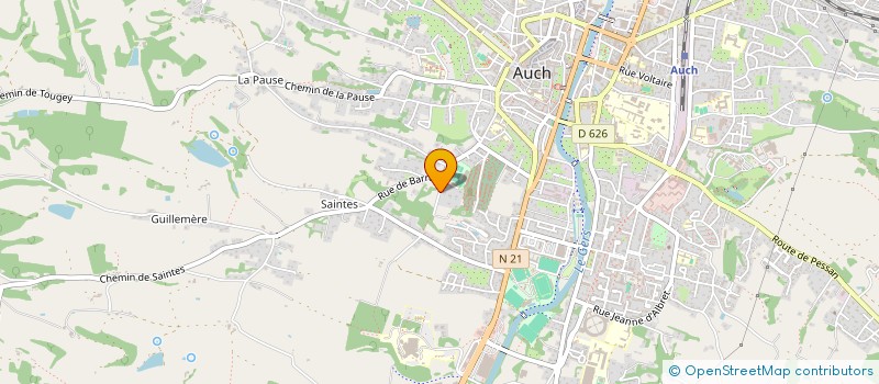 localisation de l'entreprise SCI 06 ACSSUR  AUCH