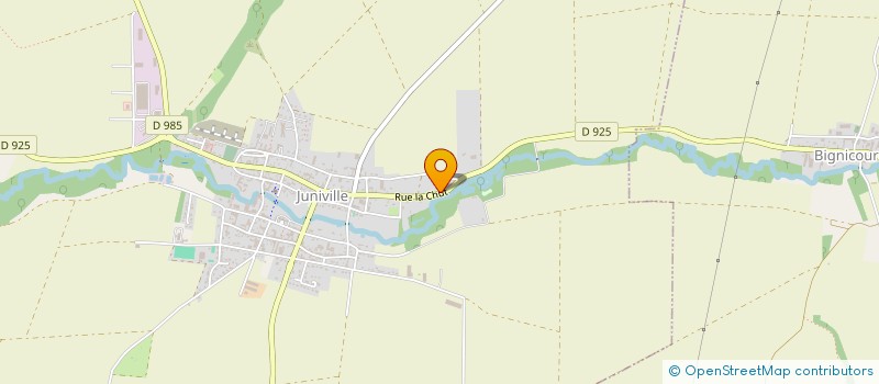 localisation de l'entreprise SCI 08-74 BB  JUNIVILLE