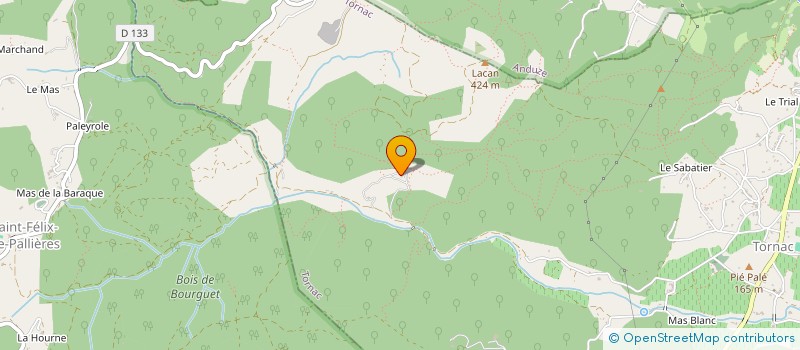 localisation de l'entreprise SCI 1  TORNAC