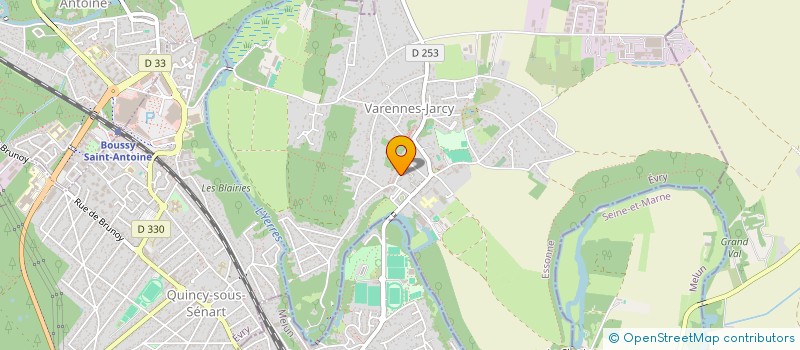 localisation de l'entreprise SCI 1  VARENNES-JARCY