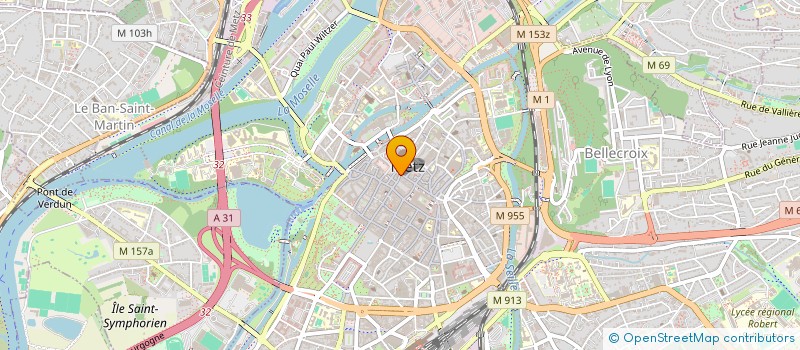 localisation de l'entreprise SCI 1  METZ