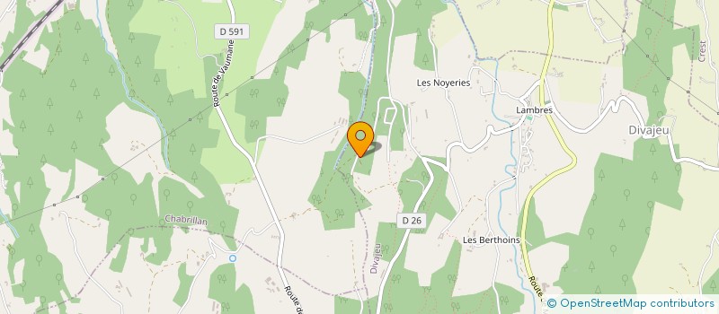 localisation de l'entreprise SCI 1  DIVAJEU