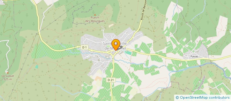 localisation de l'entreprise SCI 1 ARN  BUZIGNARGUES