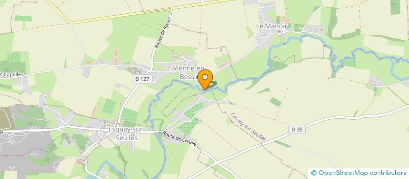 localisation de l'entreprise SCI 1 BRIN 2 FOLIE  VIENNE-EN-BESSIN