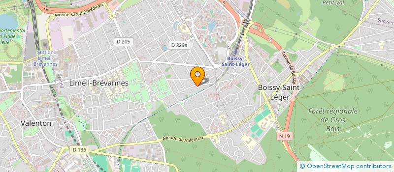 localisation de l'entreprise SCI 1 CHEMIN DU BAS GAGNY à LIMEIL-BREVANNES