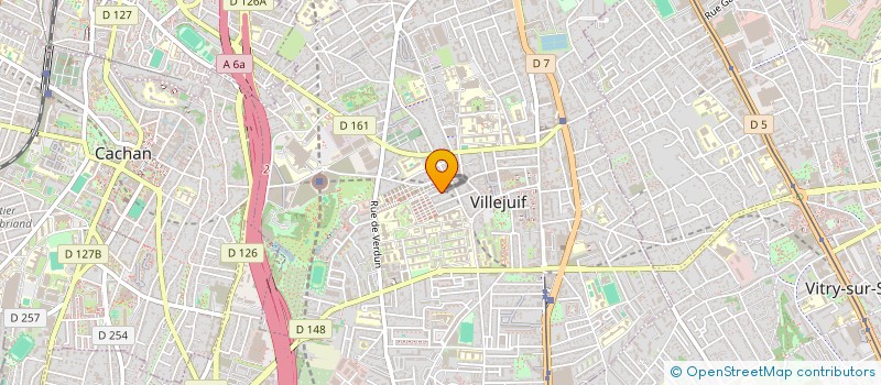 localisation de l'entreprise SCI 1 DU 36 RUE ROGER SALENGRO à VILLEJUIF