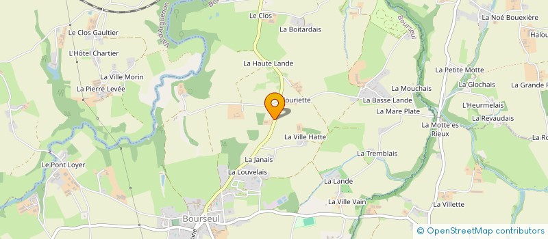 localisation de l'entreprise SCI 1 LA HAUTE LANDE  BOURSEUL