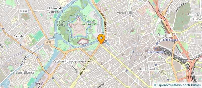 localisation de l'entreprise SCI 1 LIB à LILLE