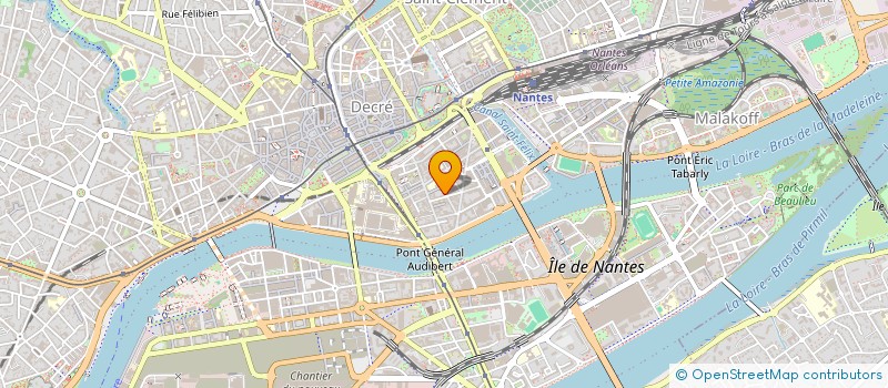 localisation de l'entreprise SCI 1 PLACE CANCLAUX  NANTES
